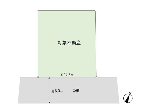 南中山四丁目 土地 区画図 南中山四丁目 土地 区画図