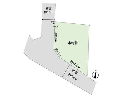 八木山香澄町 土地 区画図