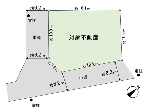 国見6丁目 土地 区画図 区画図