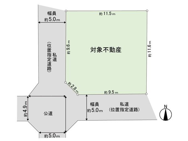 南光台7丁目 土地 区画図