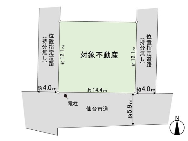 堤町3丁目 土地 区画図 堤町3丁目 土地 区画図