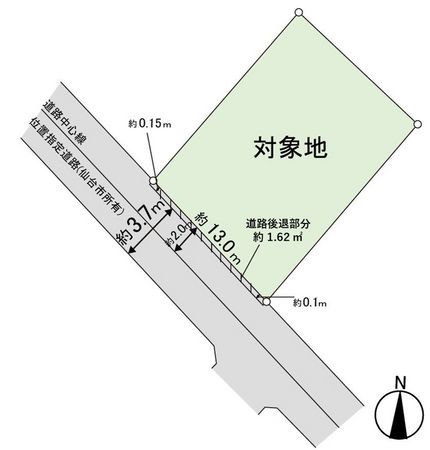 鷺ケ森2丁目 土地 区画図 鷺ケ森2丁目 土地 区画図