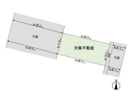 土地 富谷市ひより台2丁目 区画図