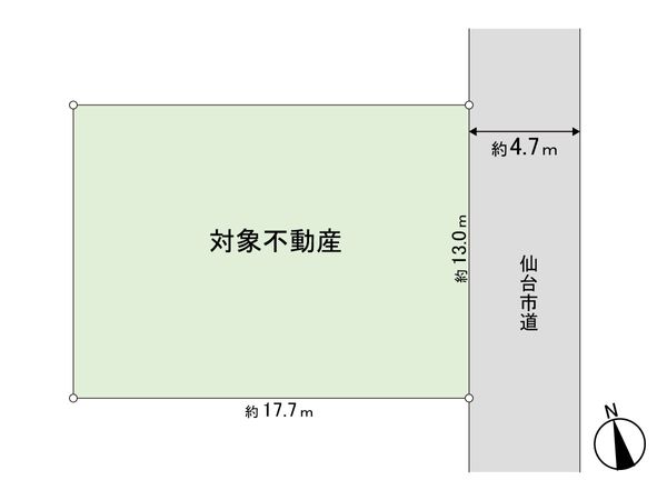 南光台7丁目 土地 区画図 南光台7丁目 土地 区画図
