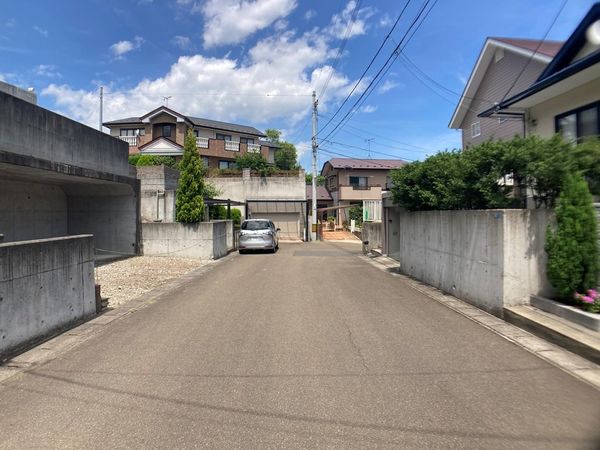 貝ヶ森4丁目土地 前面道路含む外観 貝ヶ森4丁目土地 前面道路含む外観