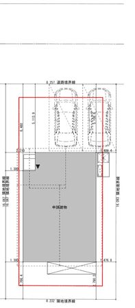 向陽台2丁目 A区画 区画図
