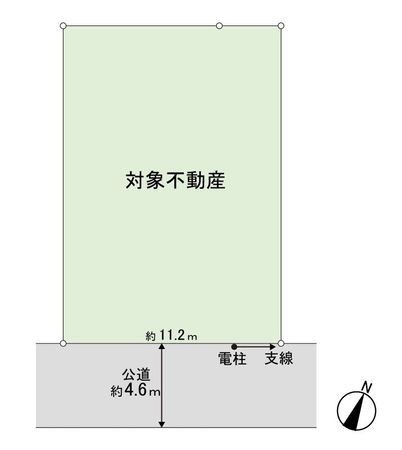 山の寺2丁目 土地 区画図 山の寺2丁目 土地 区画図