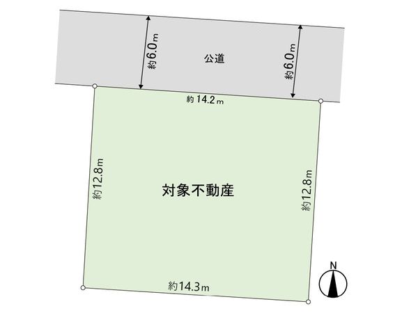 石巻市貞山4丁目 土地 区画図 石巻市貞山4丁目 土地 区画図