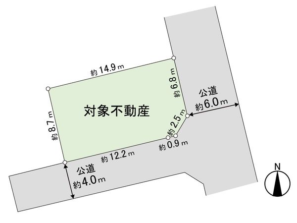 西多賀4丁目 土地 区画図 西多賀4丁目 土地 区画図