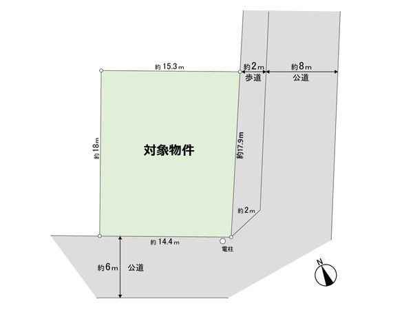 西勝山 土地 区画図