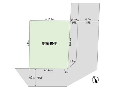 西勝山 土地 区画図