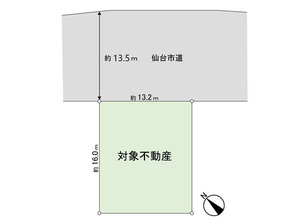 国見ケ丘2丁目 土地 区画図 国見ケ丘2丁目 土地 区画図