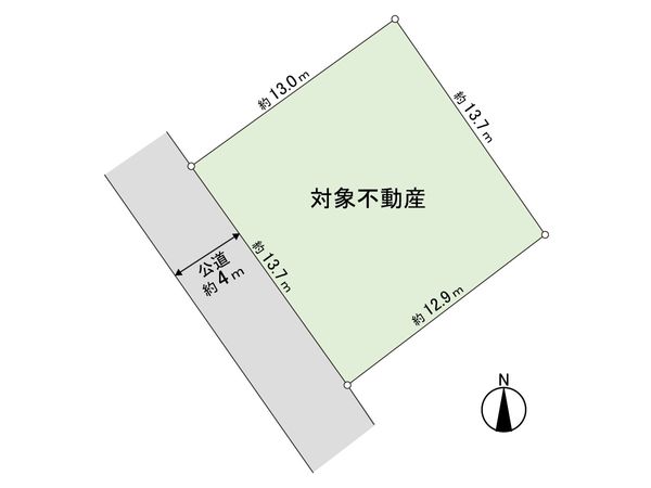 多賀城市桜木2丁目 土地 区画図