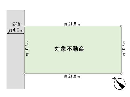 水の森2丁目 土地 区画図