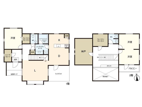 錦ケ丘9丁目 中古戸建 間取図(平面図)