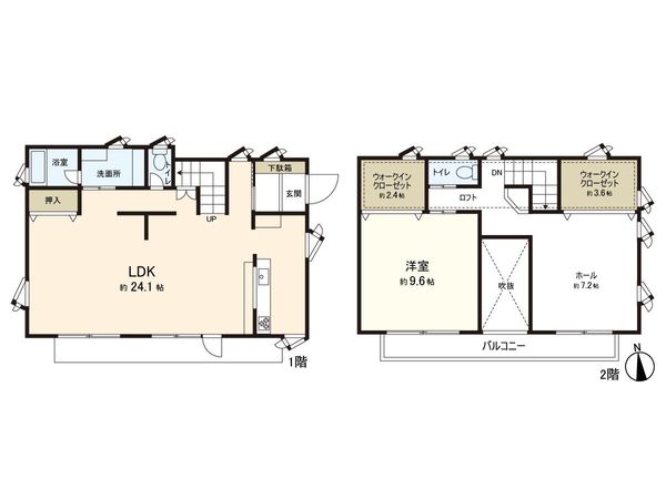 館3丁目 戸建 間取図(平面図) 館3丁目 戸建 間取図(平面図)