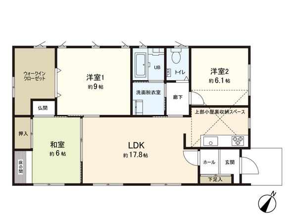 中山3丁目 戸建 間取図(平面図)