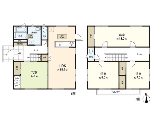 川平3丁目 戸建 間取図(平面図) 川平3丁目 戸建 間取図(平面図)