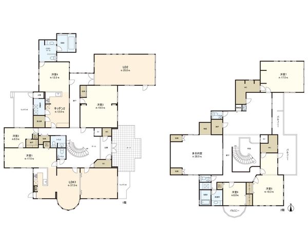 南中山1丁目 戸建 間取図(平面図) 南中山1丁目 戸建 間取図(平面図)