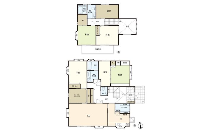 八幡5丁目 中古戸建 間取図(平面図) 八幡5丁目 中古戸建 間取図(平面図)