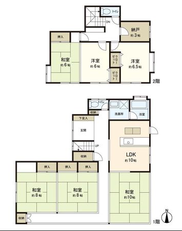 宮城郡利府町青葉台1丁目 戸建 間取図(平面図) 宮城郡利府町青葉台1丁目 戸建 間取図(平面図)