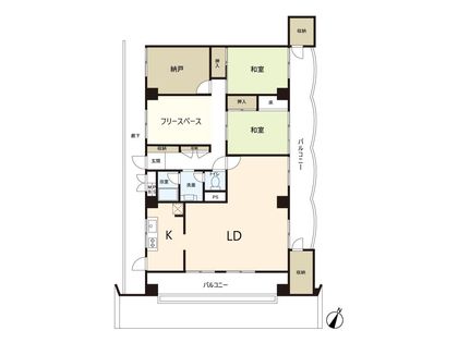イトーピア青葉マンション 間取図(平面図)