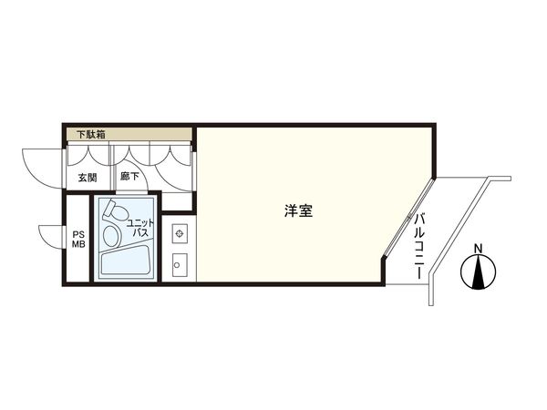 チサンマンション青葉通り 間取図(平面図)