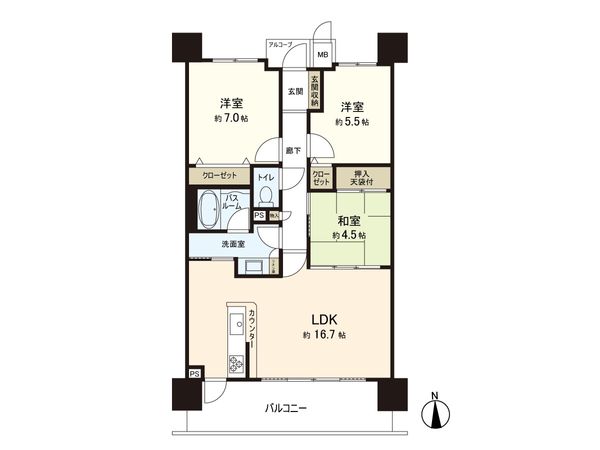 ライオンズ杜せきのした けやき通り 間取図(平面図) ライオンズ杜せきのした けやき通り 間取図(平面図)