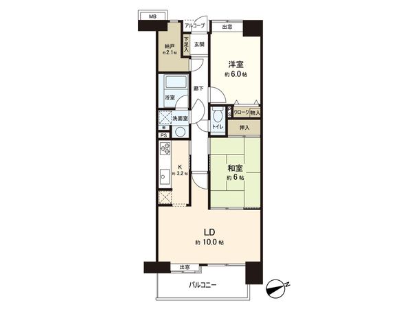 中山パーク・ホームズ 2番館 間取図(平面図) 間取図(平面図)