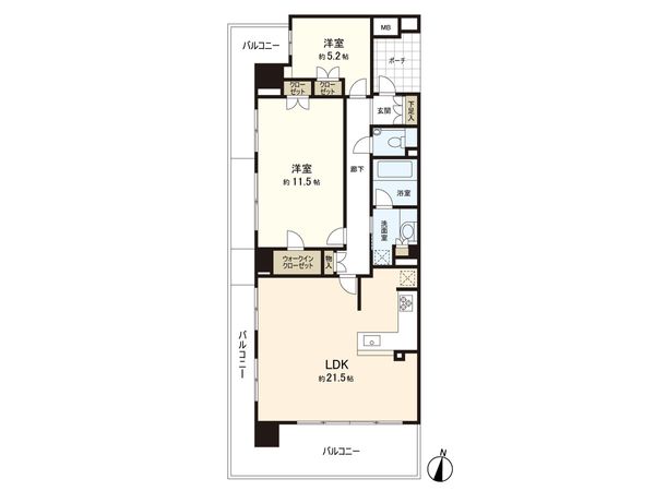 プラウドタワー仙台勾当台公園 間取図(平面図) プラウドタワー仙台勾当台公園 間取図(平面図)