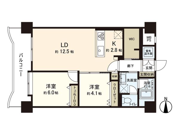 ライオンズマンション木町通 間取図(平面図)