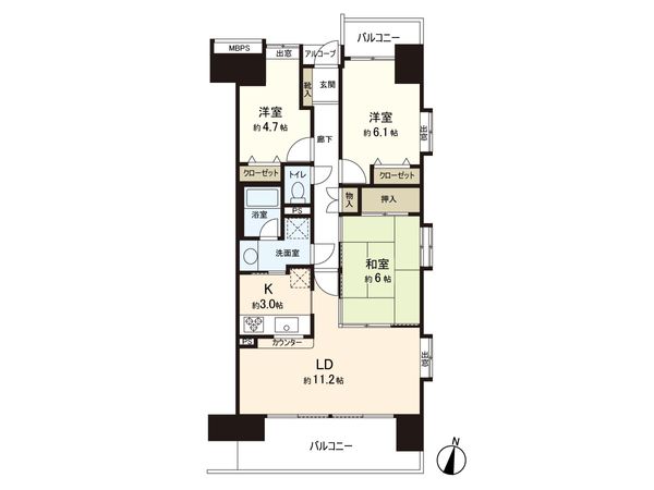 支倉パーク・ホームズ 間取図(平面図) 支倉パーク・ホームズ 間取図(平面図)