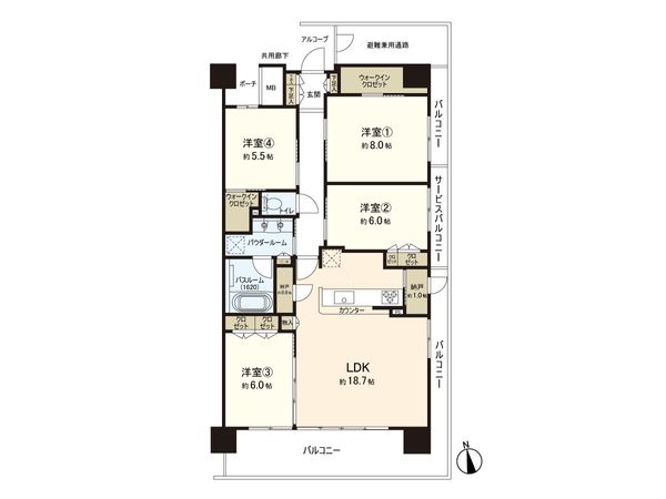 シティタワーあすとレジデンシャル 間取図(平面図) シティタワーあすとレジデンシャル 間取図(平面図)