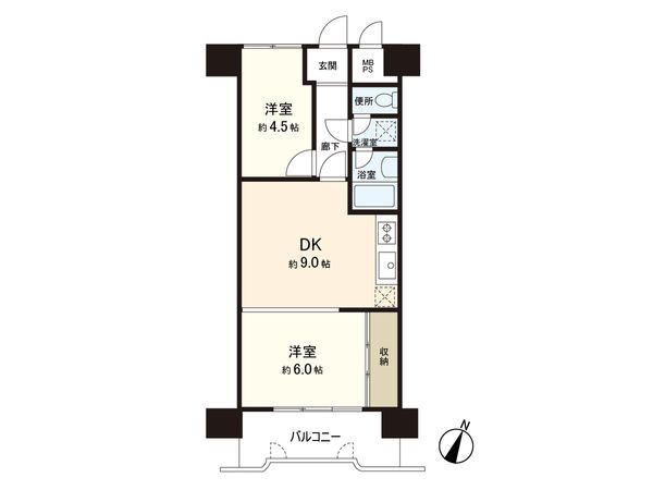 朝日プラザ定禅寺北 間取図(平面図) 朝日プラザ定禅寺北 間取図(平面図)