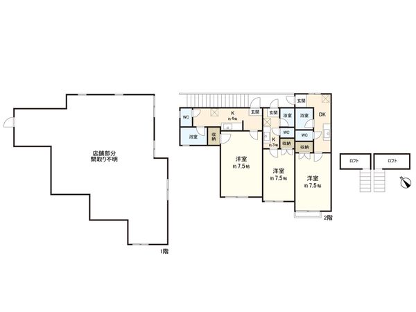 ヒルズ山の寺 間取図(平面図) ヒルズ山の寺 間取図(平面図)