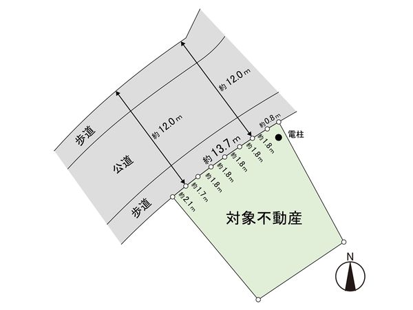 宮城野区神谷沢字金沢 土地(2区画) 区画図 宮城野区神谷沢字金沢 土地(2区画) 区画図