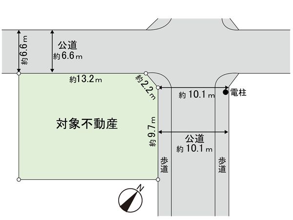 ひより台 土地A区画 区画図