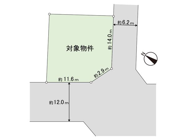 松陽台1丁目 土地 区画図