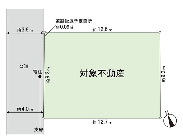 小田原8丁目 土地 区画図