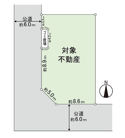高橋五丁目 土地 区画図 高橋五丁目 土地 区画図