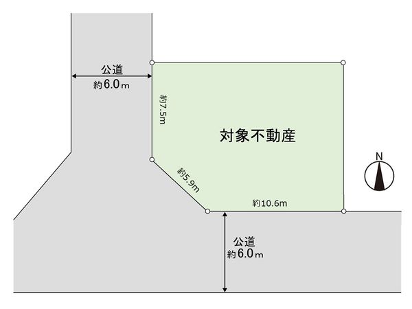 鶴巻1丁目 土地 区画図 区画図