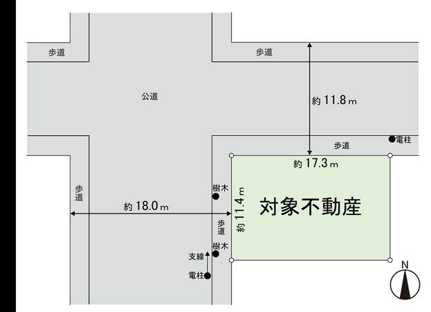 塩竈市港町2丁目 土地 区画図 塩竈市港町2丁目 土地 区画図