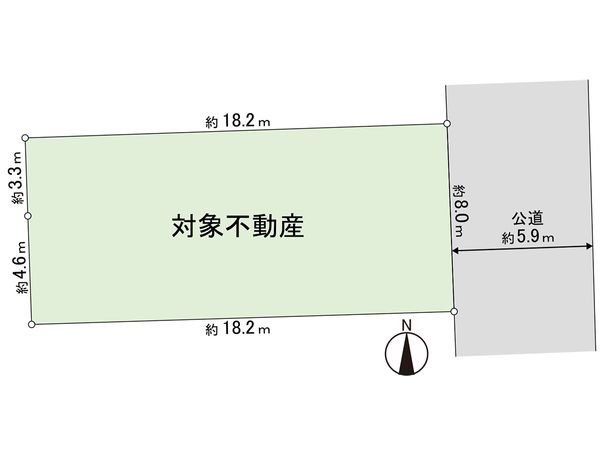 多賀城市高橋2丁目土地 B区画 区画図 多賀城市高橋2丁目土地 B区画 区画図