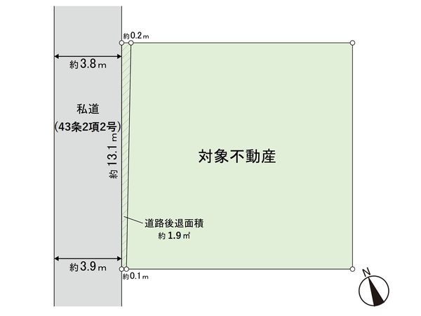 大代5丁目 土地 区画図 大代5丁目 土地 区画図