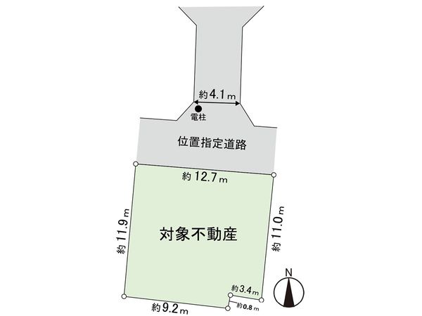塩竃市舟入2丁目 土地 区画図
