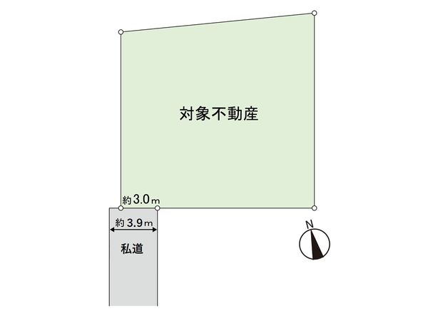 大和町4丁目 土地 区画図 大和町4丁目 土地 区画図