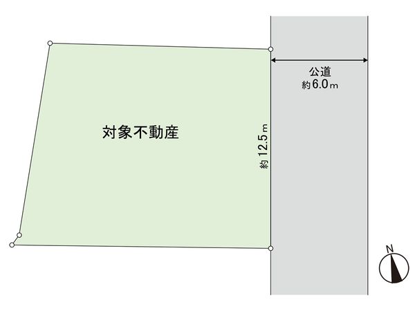 多賀城市南宮字一里塚 土地 区画図