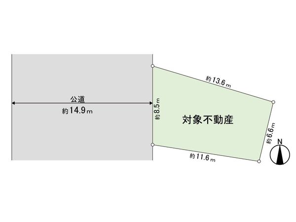 塩竈市藤倉3丁目 土地 区画図 塩竈市藤倉3丁目 土地 区画図