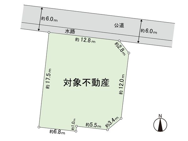 名取市上余田字千刈田 土地 区画図 名取市上余田字千刈田 土地 区画図