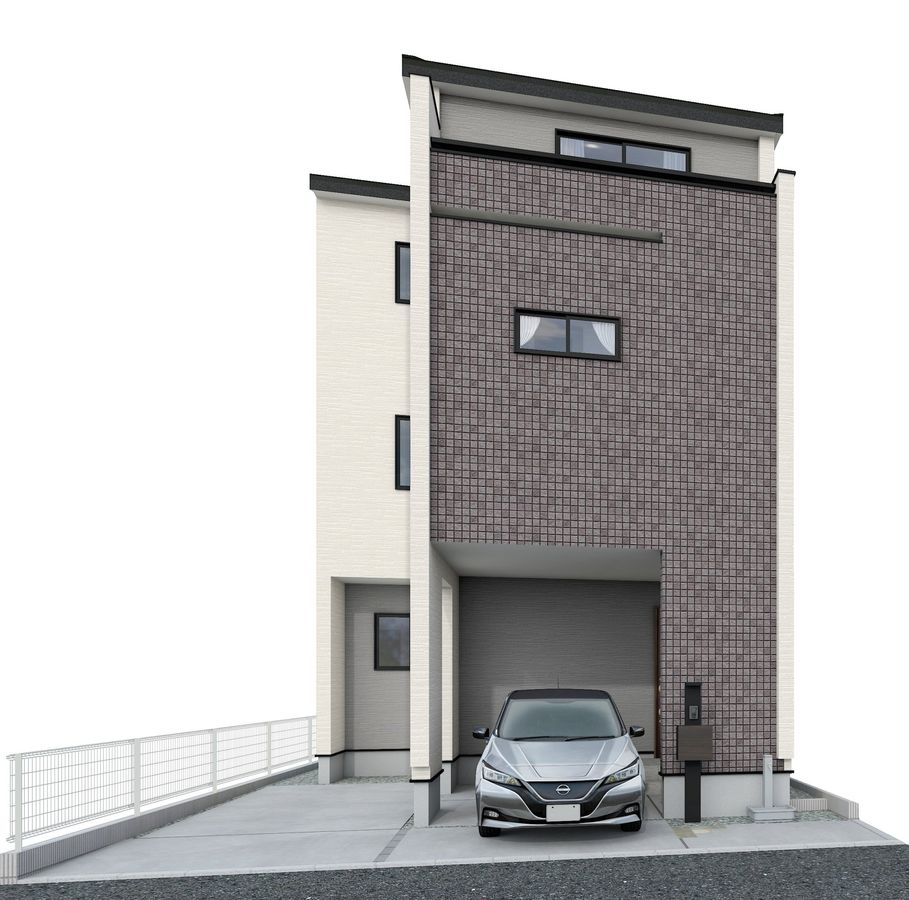 二軒茶屋 新築戸建 2号棟 外観パース図 外観パース図